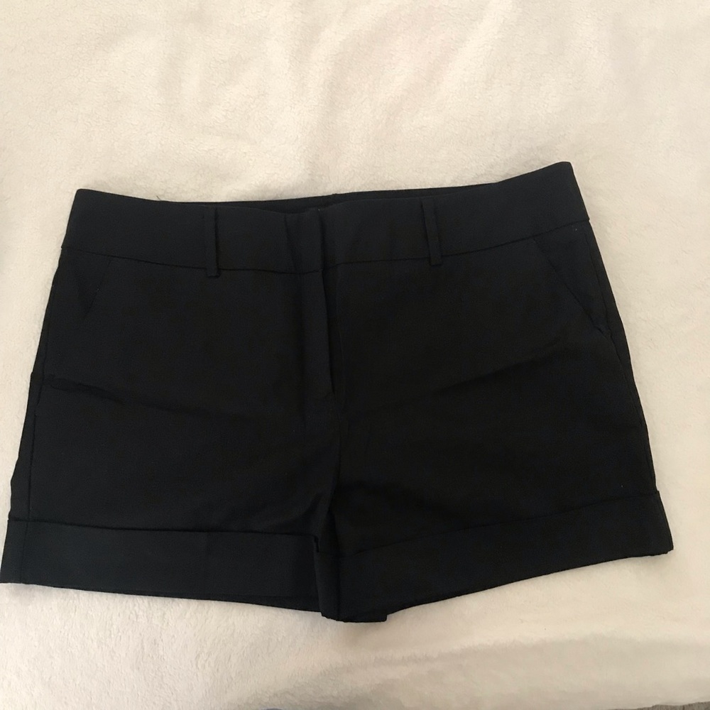 NY&Co black cuffed shorts